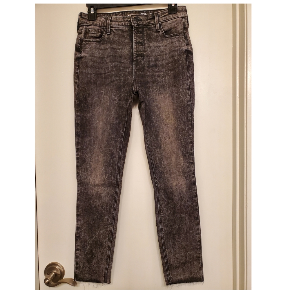 NEVER WORN - Old Navy acid wash black jeans